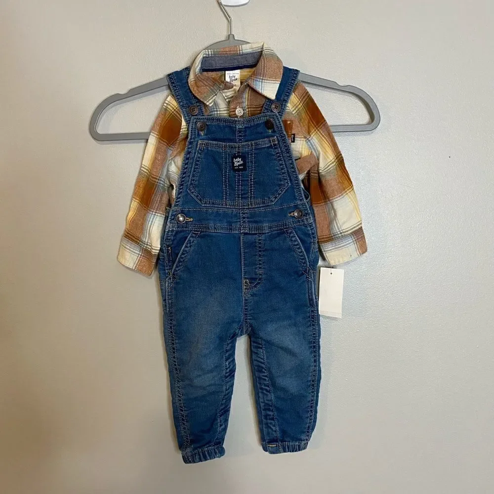 Oshkosh B’gosh Baby overalls and onesie